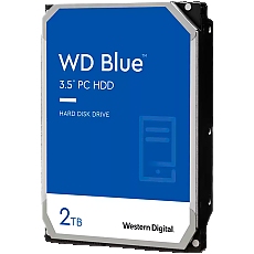 HDD Desktop WD Blue (3.5'', 2TB, 256MB, 7200 RPM, SATA 6 Gb/s)