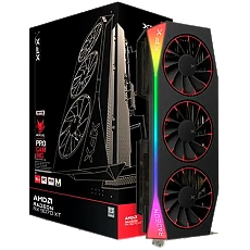 XFX Mercury AMD Radeon RX 9070XT OC Magnetic Air Edition with RGB 16GB GDDR6 HDMI 3xDP, AMD RDNA 4
