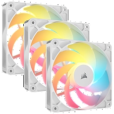 CORSAIR RS120-R ARGB White, 120mm ARGB Fan, Triple Pack