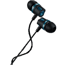 CANYON Stereo earphones with microphone, 1.2M, green