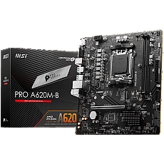 MSI MB Sc AM5 PRO A620M-B, AMD A620, 2xDDR5, 1xHDMI, 1xVGA, mATX