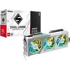 ASROCK Video Card AMD Radeon RX 9060 XT Steel Legend OC 16GB GDDR6 128-bit HDMI 2x DP
