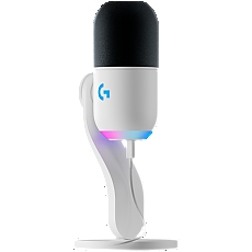 LOGITECH G Yeti GX RGB Gaming Microphone - LIGHTSYNC - OFF WHITE - USB