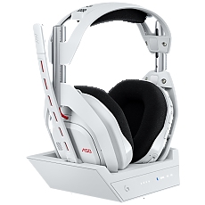 LOGITECH Astro A50 LIGHTSPEED Wireless Gaming Headset + Base Station - WHITE - 2.4GHZ - PLUGC - EMEA28-935