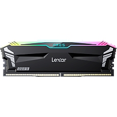 Lexar 32GB Kit (2x16GB) Ares DDR5 6000 CL32 1.35V heatsink, Non-RGB lighting, Dual pack, Black Color