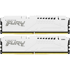 Kingston 64GB 6000MT/s DDR5 CL36 DIMM (Kit of 2) FURY Beast White RGB EXPO