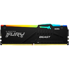 Kingston DRAM 64GB 5600MT/s DDR5 CL36 DIMM (Kit of 2) FURY Beast RGB EXPO