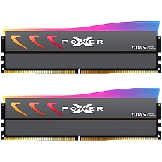 SILICON POWER DDR5-6400,C32,RGB-UDIMM,16GBx2,(2Gx8 SR),w/HS-G