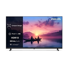 Philips 32PFS6000/12, 32" FHD LED 1920x1080, DVB-T/T2/T2-HD/C/S/S2, HDR 10, HLG, Dolby Audio, Smart, Titian, Pixel Plus FHD, 8GB, HDMI*3, USB*2, 802.11n, 12W RMS, Black