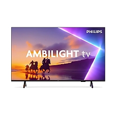 Philips 55PUS8510/12, 55" 4K Ultra HD QLED, 3840x2160p, DVB-T/T2/T2-HD/C/S/S2, 60Hz, Ambilight 3, Pixel Precise UHD, 90% DCI, HDR+, Titan OS, Dolby Atmos, Dolby Digital, VRR, 3*HDMI, 2*USB, 802.11ac, 20W RMS, Black