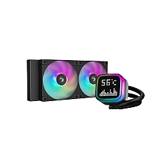 DeepCool водно охлаждане Water Cooling LP240 - LCD Screen, A-RGB