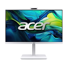 Acer Aspire C27-A, 27'' FHD IPS AiO 120Hz Intel Core i5-13420H (up to 4.60GHz, 12MB), 32GB DDR4 (2x16GB), 1TB SSD, no DVD, Intel UHD, HDMI, USB 3.2, USB 2.0, Type-C, RJ-45, WiFi 6E, Glan, SD reader, Ergo stand, Cam+mic, KBD& Mouse Wireless, NO OS, White