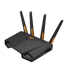 Asus Gaming Wireless Router, TUF Gaming AX3000 V2, AX3000, Dual-Band, Quad-Core 1.7GHz CPU, 256MB/512MB Flash/RAM, 2.5G port, AiProtection Pro, Adaptive QoS, VPN Fusion, IPTV, OFDMA, Beamforming, Link Aggregation, Port forwarding, Game Boost, AiMesh
