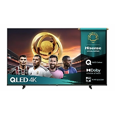Hisense 43" E7Q, 4K Ultra HD 3840x2160, QLED, Quantum Dot, HDR 10+, HLG, Dolby Vision, Light Sensor, Smart TV, WiFi 5GHz, WiFi Direct, BT, Anyview Cast, 3xHDMI, 2xUSB, LAN, CI+, DVB-T2/C/S2, Black