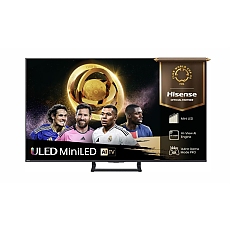 Hisense 50" E8Q, 4K Ultra HD 3840x2160, ULED, Quantum Dot,144 Hz,HDR 10+, HLG, Dolby Vision, DTS Virtual X, Smart TV, WiFi, Light Sensor, BT, Anyview Cast, 4xHDMI, 2xUSB, LAN, CI+, DVB-T2/C/S2, Singale Stand, Black