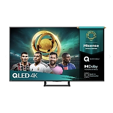 Hisense 55"A7Q, 4K Ultra HD 3840x2160, Quantum Dot, Light Sensor,HDR 10+, HLG, Dolby Vision, Dolby Atmos, Smart TV, Voice Control,2x10 W + 20 W ,WiFi 5GHz, WiFi Direct, BT, Anyview Cast, 3xHDMI, 2xUSB, LAN, DVB-T2/C/S2, Black