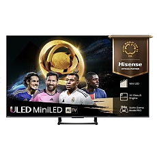 Hisense 65"U7Q, 4K Ultra HD 3840x2160, ULED, FALD, Quantum Dot, 144Hz, IPS, HDR 10+, HLG, Dolby Vision IQ, Dolby Atmos, Smart TV, WiFi 5GHz, WiFi Direct, BT, Anyview Cast,light sensor, 4xHDMI, 2xUSB, LAN, CI+, DVB-T2/C/S2, Black
