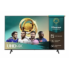 Hisense 75" A6Q, 4K Ultra HD 3840x2160, DLED, DFA, Precision Colour, HDR 10+, HLG, Dolby Vision,Light sensor, Smart TV, WiFi, BT, AnyView Cast, Gaming Mode, 1xHDMI2 eArc, 3xHDMI, 2xUSB, LAN, CI+, DVB-T2/C/S2, Black