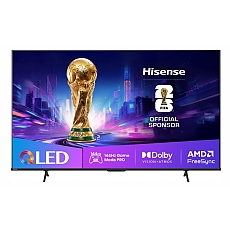 Hisense 75" E7Q Pro, 4K Ultra HD 3840x2160, QLED, Quantum Dot, 144Hz, HDR 10+ adaptive, HLG, Dolby Vision, Hi-Concerto,Dolby Vision Atmos, Smart TV, WiFi 5GHz, WiFi Direct,Light Sensor, BT, Anyview Cast, 4xHDMI, 2xUSB, LAN, CI+, DVB-T2/C/S2, Black
