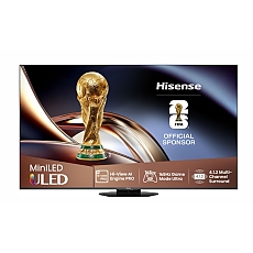 Hisense 85" U8Q, 4K Ultra HD 3840x2160, Mini Led Pro, FALD, Quantum Dot, 165Hz, IPS, HDR 10+, HLG, Dolby Vision IQ, Dolby Atmos, Smart TV,Light Sensor,WiFi 5GHz, WiFi Direct, BT, Anyview Cast, 3xHDMI, 2xUSB, LAN, CI+, DVB-T2/C/S2, Black