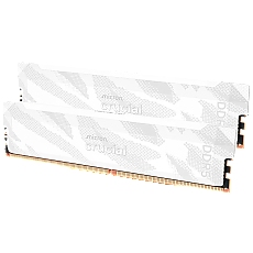 Crucial Pro OC 32GB Kit (2X16GB) DDR5-6400 CL32 UDIMM White
