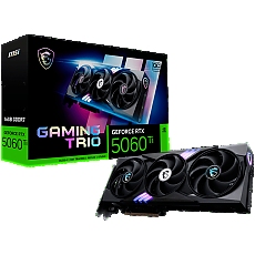 MSI Video Card NVIDIA GeForce RTX 5060 Ti 16G GAMING TRIO OC, 16GB GDDR7, 128-bit, 2662 MHz Boost, 4608 CUDA Cores, PCIe 5.0 (x8), 3x DP 2.1b, HDMI 2.1b, RAY TRACING, Triple Fan, 180W TDP, 16-pin PCIe 5.0 (12V-2x6), G-SYNC, 2.25-Slot, 3Y