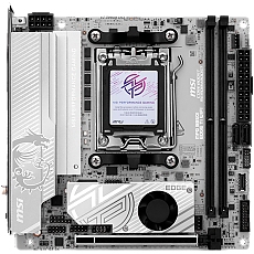 MSI MPG B850I EDGE TI WIFI, mITX, Socket AM5, Dual Channel DDR5 10000+MHz (OC), 1x PCIe x16 slot, 2x M.2 slot, 1x HDMI, 3x USB 3.2 Gen 2, 2x USB 3.2 Gen 1, 1x USB 3.2 Gen2x2 Type C, 7.1 HD Audio, 5Gbps LAN, WIFI, BT, 3Y