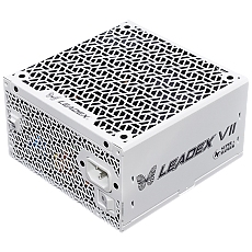 Super Flower Leadex VII Platinum 1200W ATX 3.1, 80 Plus Platinum, Fully Modular, Compact 150mm Size, 140mm F.D.B Fan, White, 10 year warranty