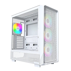 Montech кутия Case ATX - X5 (W) - 4 A-RGB fans, USB-C