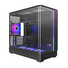 Montech кутия Case mATX - KING 15 PRO (B) - 4 x 120 mm A-RGB, USB-C