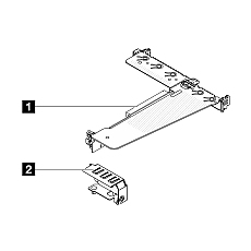 Lenovo ThinkSystem V3 1U x16/x16 PCIe Gen5 Riser 1 LP+FH
