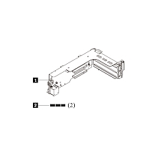 Lenovo ThinkSystem V3 2U x16/x8/x8 PCIe Gen4 Riser 1/2 Option Kit
