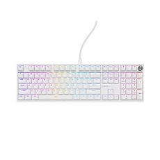 Genesis Mechanical Gaming Keyboard Thor 404 White RGB Backlight Gateron Peach Silent, US Layout