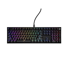 Genesis Mechanical Gaming Keyboard Thor 404 Black RGB Backlight Gateron Yellow Pro, US Layout