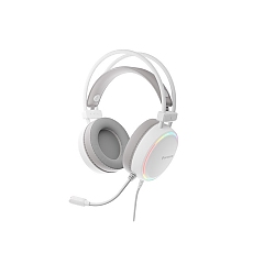 Genesis Headset Neon 613 G2 With Microphone RGB Illumination White