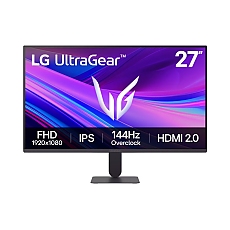 LG 27G411A-B, UltraGear 23.8" IPS, AG, 1ms MBR, 144Hz, 5ms GtG, 1500:1, 250cd/m2, Full HD 1920x1080, sRGB 99%, HDR10, NVIDIA G-SYNC, AMD FreeSync, HDMI, DisplayPort, LG Switch, Headphone Out, VRR, Reader mode Tilt, Black