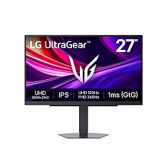 LG 27G810A-B, UltraGear 27" 4K IPS, 1ms (GtG), 1000:1, 400cd/m2, UHD 3840x2160, Dual-Mode (UHD 180Hz, FHD 360Hz), HDR 10, DCI-P3 95.0%, AMD FreeSync, G-SYNC Compatible, HDMI, DisplayPort, USB, Headphone Out, Reader mode, Tilt, Height Adjustable, Pivot