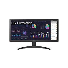 LG 26WQ500-B, 25.7" UltraWide AG, IPS Panel, 1ms MBR, 5ms, CR 1000:1, 250 cd/m2, 21:9, 2560x1080, HDR 10, sRGB over 99% , AMD FreeSync, 75Hz, Reader Mode, HDMI, Headphone Out, Tilt, Headphone Out, Black