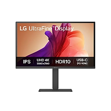 LG 27U730A-B, 27" UltraFine UHD, IPS 4K , 5ms, 1000:1, 300cd/m2, 3840 x 2160, DCI-P3 90%, HDR 10, HDMI, USB-C, PD- 90 W, DisplayPort, Reader mode, Dynamic Action Sync, Tilt, Height (Range), Swivel, Speacers 2x5W, LG Switch, Black