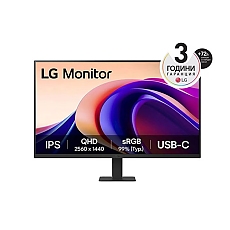 LG 32U631A-B, 31.5" QHD LED AG, IPS, 100Hz, 5ms, 250 cd/m2, 1000:1, QHD (2560 x 1440), sRGB 99% , HDR 10, USB-C (PD 15W), HDMI, LG Switch, Dynamic Action Sync, Reader mode, Headphone out, Tilt, Black
