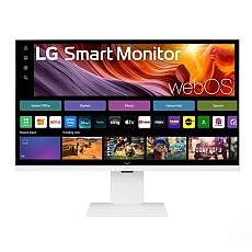 LG 32U850SA-W, 31.5" IPS Smart webOS, Web cam, 5ms, 1000:1, 400cd/m, DCI-P3 95%, 4K UHD (3840x2160), ThinQ, HDR 10, HDMI, USB Type-C-PD 90W, Wi-Fi B/in, ThinQ, LG Switch, AirPlay 2, Voice control, Bluetooth, Speacers 5W x 2, LG Switch, Height Adjustabl