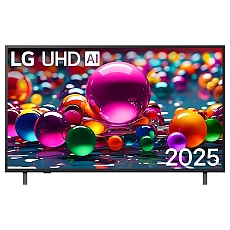 LG 50UA75006LA, 50" 4K UltraHD TV 4K (3840x2160), DVB-T2/C/S2, webOS 25 Smart, ThinQ AI, Alpha 7 AI, WiFi, HDR10 pro, HLG, ALLM/HGiG, 4K Upscaling, AI Sound pro, Multiple View, HDMI eARC, LAN, USB, Bluetooth, Google Cast, 2 Pole Stand, Black