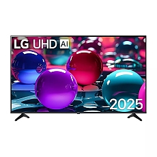 LG 55UA73003LA, 55" 4K UltraHD TV 4K (3840x2160), DVB-T2/C/S2, webOS 25 Smart, ThinQ AI, Alpha 7 AI Processor, WiFi, HDR10 pro, HLG, ALLM/HGiG, 4K Upscaling, AI Sound pro, Multiple View, HDMI eARC, LAN, USB, Bluetooth, Google Cast, 2 Pole Stand, Black