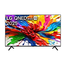 LG 55QNED92A6A, 55" 4K QNED MiniLED evo HDR Smart TV, 100Hz, 3840x2160, DVB-T2/C/S2, Alpha 8 AI Processor 4K, HDR 10, webOS 25 ThinQ, FreeSync, VRR 144Hz, Multi View, 4K Upscaling, Wi-Fi 6, Voice Controll, BT 5.3, AirPlay 2, CI, HDMI eARC, SPDIF, Silver