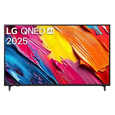 LG 65QNED70A6A, 65" 4K QNED HDR Smart TV, 3840x2160, DVB-T2/C/S2, Alpha 7 AI Processor, HDR10 / HLG, webOS 25 ThinQ, VRR / ALLM / HGiG, 4K Upscaling, WiFi 5, Voice ID, Bluetooth 5.0, AirPlay 2, LAN, CI, HDMI, SPDIF, Google Cast, 2 pole Stand