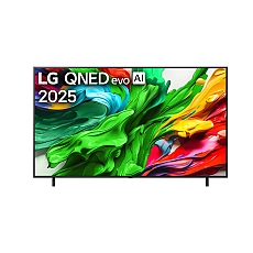 LG 75QNED85A3C, 75" 4K QNED HDR Smart TV, 3840x2160, 120Hz Native (VRR 144Hz), DVB-T2/C/S2, ?8 AI, HDR 10 PRO, webOS 25 ThinQ, 4K Upscaling, WiFi 6, Dolby Vision, FreeSync, Google Cast, Bluetooth 5.3, AirPlay 2, LAN, CI, HDMI, SPDIF, 2 pole Stand