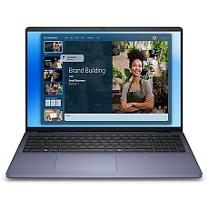 Dell 16 DC16251, Intel Core 7 150U (10 cores, up to 5.4 GHz), 16.0" FHD+(1920x1200) AG, 300nits, 16GB, 2x8GB, DDR5, 5200 MT/s, 1TB M.2 PCIe, NVIDIA GeForce MX570A with 2GB GDDR6, Cam, FPR, Wi-Fi 6E, Backlit Kb, Ubuntu, Midnight Blue, Aluminium 3Y PS