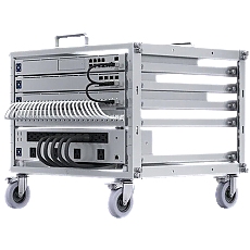 UniFi open frame 6U mobile rack, tool less