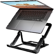 AXAGON STND-LAB ALU stand for 10" - 17,3" laptops, 8 adjustable angles, black