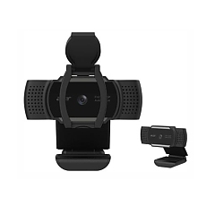 Acer USB Webcam Built in Microphone - max. resolution FHD (1920x1080), Frame rate -30fps, 2.0 Mega Pixel, Auto Focus, View Angle -80 degree, Omni-directional Auto noise reduction, USB A 2.0, Lens cover, Windows, Chrome, IoS, Black
